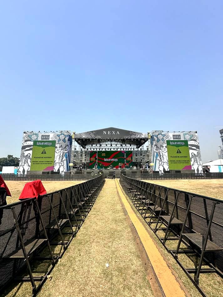 Lollapalooza India 2025 main stage